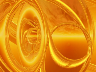 Yellow abstract background spiral design - a spiral design in the center of the image free wallpaper