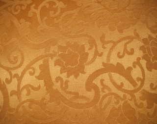 Brown tan wallpaper floral design - fine foliage lace free wallpaper