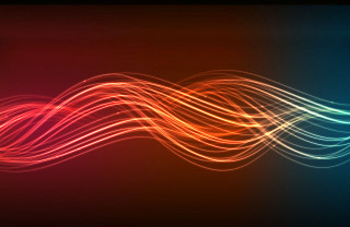 Colorful wave light black red 4 - a colorful wave of light free wallpaper