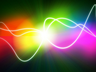 Colorful background wave of light 2 - a wave of light free wallpaper