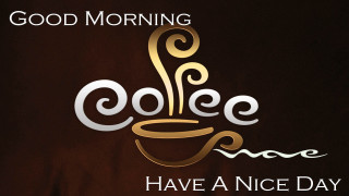 Coffee cup swirly good morning 3 - nice free wallpaper for desktop