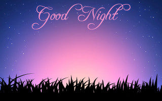 Purple blue background good night 2 - the word good night free wallpaper