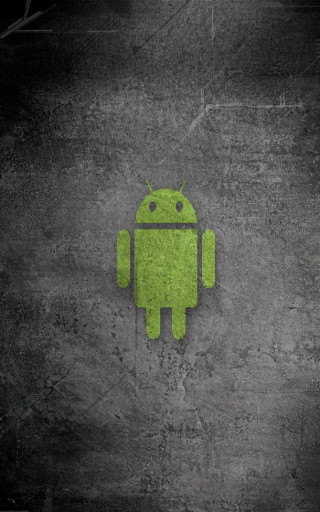 Green android wall grungy night - free cyberpunk wallpaper