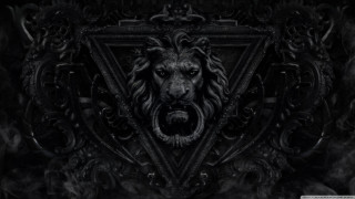 Lion head smoke smokestacks black - behance hd free wallpaper