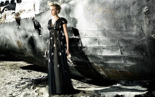 Woman beach boat handbag summer - a large boat free wallpaper