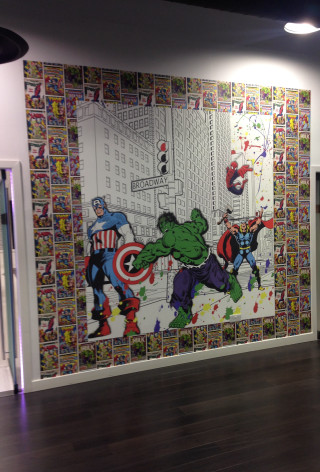 Avengers hulk mural wall room - eduardo paolozzi free wallpaper