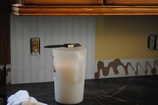 Glass of milk counter towel - a glass of milk free wallpaper