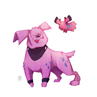 Pink dog black collar pink - a black collar free wallpaper