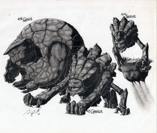 Skull tree branch man creature - rob rey and kentaro miura style free wallpaper