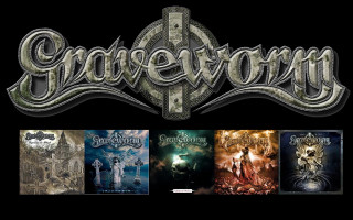 Gravetown black background silver letters - art of brom free wallpaper