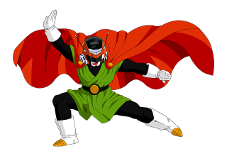 Cartoon character red cape green - a red cape free wallpaper