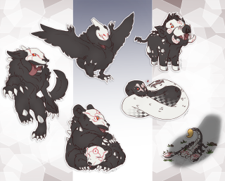 Cat bird illustrations expressions shapes - craola free wallpaper