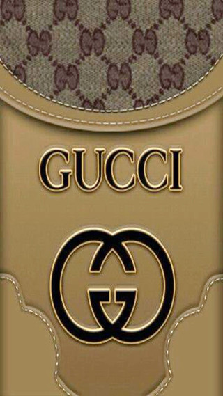 Gucci phone case gold logo - luxury free wallpaper