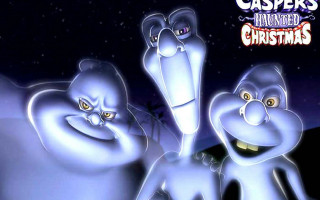 Creepy monsters snow christmas caspers - a cartoon free wallpaper