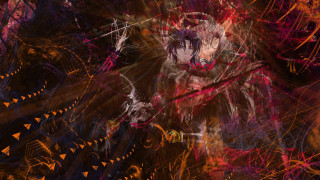 Woman sword demon shoulder digital - a digital painting of a woman free wallpaper