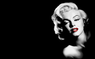 Black white woman red lipstick - red lipstick free wallpaper