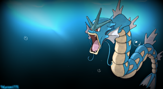 Blue white dragon cartoon mouth - dragon free wallpaper