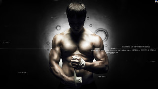 Man bandage black background circles - dimitre manassiev mehandjiysky free wallpaper for desktop