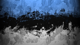 Mountain range blue black background - a painting of a mountain range free wallpaper