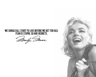 Marilyn monroe quote laughing colorized - life free wallpaper