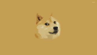 Sad dog yellow background black - dong kingman free wallpaper