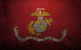 Red flag eagle banner marine - arlington nelson lindenmuth free wallpaper