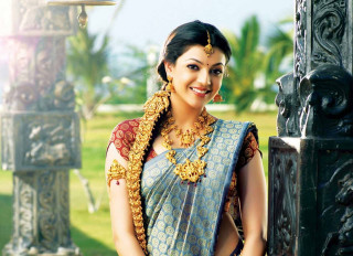 Woman sari fountain bird posing - a fountain free wallpaper for desktop