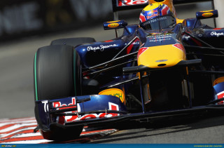 Red bull racing car race 2 - a person in the background free wallpaper