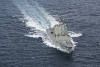 Large ship ocean water waves 2 - a tilt shift photo free wallpaper