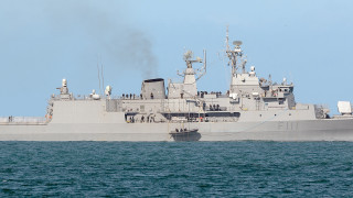 Large gray ship floating water - a boat free wallpaper