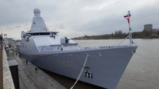 Large boat docked pier water - a flemish baroque free wallpaper