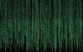 Green numbers black line cybernetics - cybernetic free wallpaper for desktop