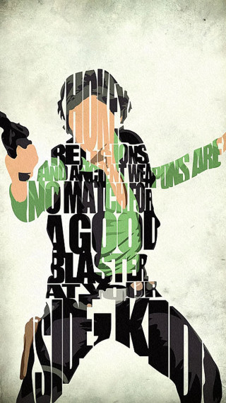 Man holding gun quote poster - best free wallpaper for mobile