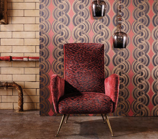Red chair wall pattern lamp - the ceiling free wallpaper for tablet