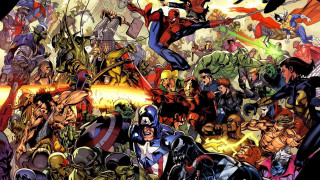 Avengers group characters heroes team - a group together free wallpaper