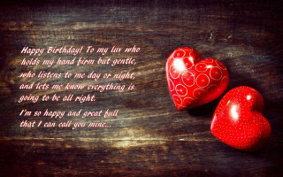 Hearts wooden table poem image - a poem free wallpaper