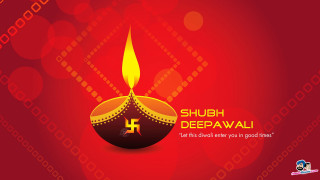 Red background lit candle message - good free wallpaper for desktop