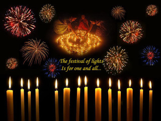 Candle woman fireworks quote celebration - a bunch of fireworks free wallpaper for desktop