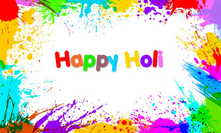 Happy holi colorful background multicolored - colour free wallpaper for desktop