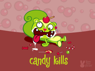 Cartoon character candy mouth candy - candy free wallpaper for desktop