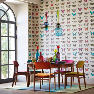 Dining room wallpaper colorful butterflies - free happy birthday wallpaper for tablet