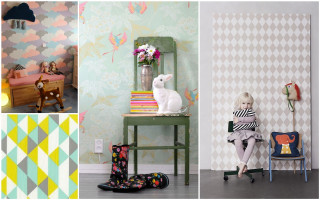 Collage girl chair argyle checkered - a collage of photos free wallpaper