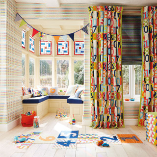 Brightly colored room window seat - free happy birthday wallpaper for tablet