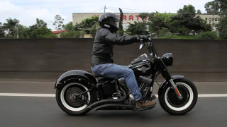 Man motorcycle street fence trees - americo makk free wallpaper