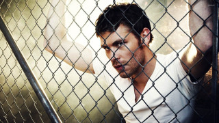 Man standing fence looking distance - dirk crabeth free wallpaper