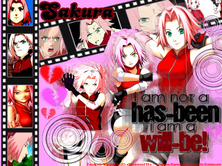 Anime characters pink background black - visual art free wallpaper for desktop