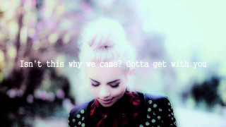 Woman cell phone quote screen - neon light free wallpaper for desktop