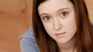 Woman long hair blue shirt 14 - carey morris free wallpaper for desktop