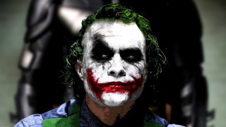 Joker man dark room batman - a batman mask free wallpaper for desktop