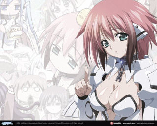 Anime girl pink hair pointing 3 - pink hair free wallpaper for desktop